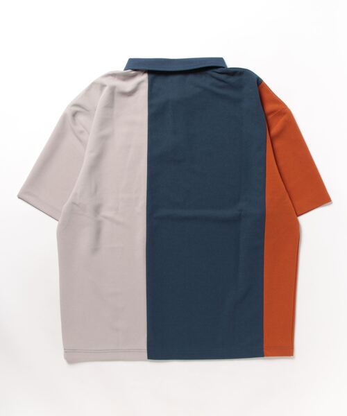 go slow caravan(ゴースローキャラバン)の「カットツイル4WAYストレッチクレイジーポロシャツ(ポロシャツ・メンズ・その他1/ネイビー/グリーン・MEDIUM/LARGE/X-LARGE)」の4枚目の写真