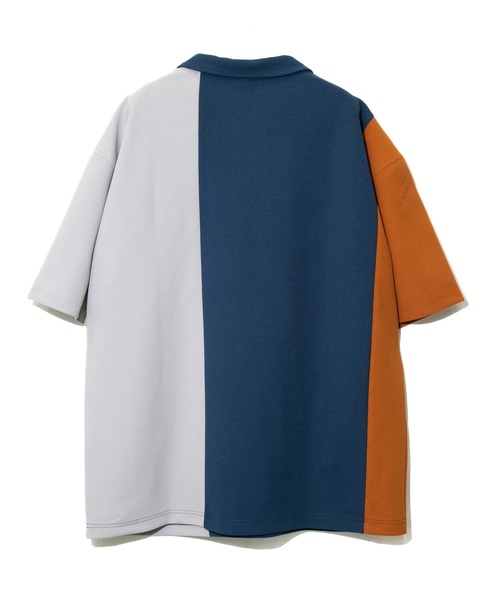 go slow caravan(ゴースローキャラバン)の「カットツイル4WAYストレッチクレイジーポロシャツ(ポロシャツ・メンズ・その他1/ネイビー/グリーン・MEDIUM/LARGE/X-LARGE)」の10枚目の写真