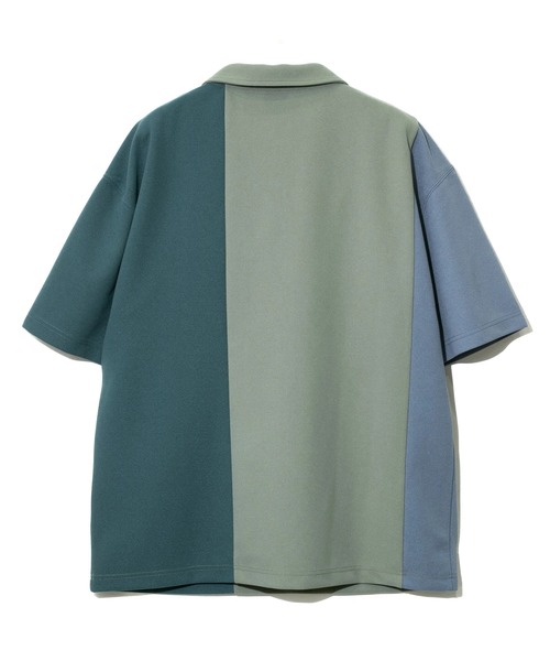 go slow caravan(ゴースローキャラバン)の「カットツイル4WAYストレッチクレイジーポロシャツ(ポロシャツ・メンズ・その他1/ネイビー/グリーン・MEDIUM/LARGE/X-LARGE)」の11枚目の写真