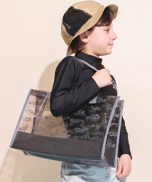 BRANSHES（ブランシェス）の「プールバッグ（スイムグッズ・キッズ・グレー/ピンク/ラベンダー/ブルー・FREE）」の12枚目の写真