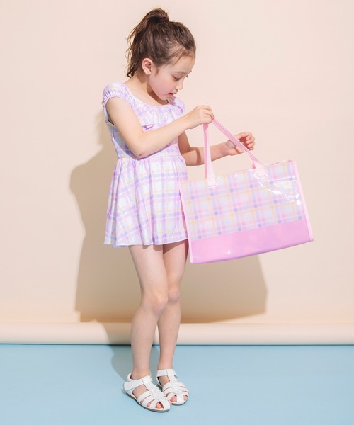 BRANSHES（ブランシェス）の「プールバッグ（スイムグッズ・キッズ・グレー/ピンク/ラベンダー/ブルー・FREE）」の20枚目の写真