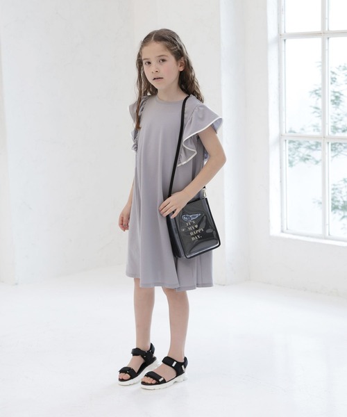 GLOBAL WORK（グローバルワーク）の「シャーベッTEE／フリルワンピース/162601（ワンピース・キッズ・ブルー/ブラック・100cm/110cm/120cm/130cm/140cm/150cm/160cm）」の15枚目の写真