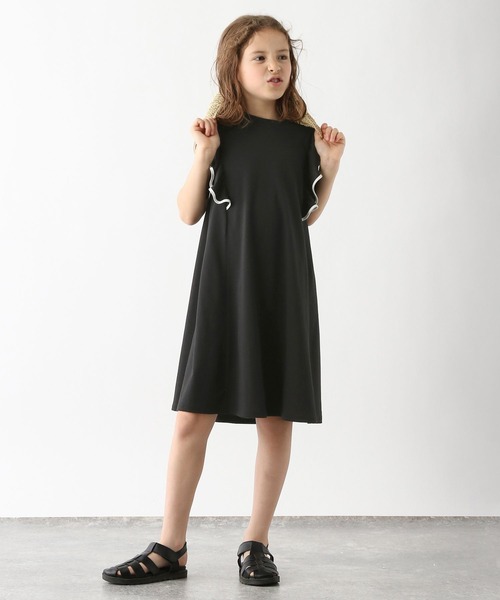 GLOBAL WORK（グローバルワーク）の「シャーベッTEE／フリルワンピース/162601（ワンピース・キッズ・ブルー/ブラック・100cm/110cm/120cm/130cm/140cm/150cm/160cm）」の17枚目の写真