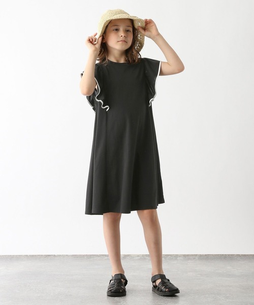 GLOBAL WORK（グローバルワーク）の「シャーベッTEE／フリルワンピース/162601（ワンピース・キッズ・ブルー/ブラック・100cm/110cm/120cm/130cm/140cm/150cm/160cm）」の20枚目の写真