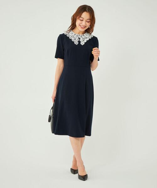 green label relaxing ワンピース ネイビー メイク ベター 一部店舗限定】＜MAKE BETTER THINGS × green label relaxing