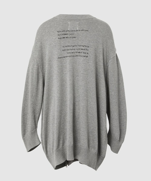 TAKAHIROMIYASHITATheSoloIst.(タカヒロミヤシタザソロイスト)の「two-way ballon c/n sweater(ニット/セーター・メンズ・グレー・44/46)」の2枚目の写真
