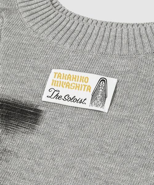 TAKAHIROMIYASHITATheSoloIst.(タカヒロミヤシタザソロイスト)の「two-way ballon c/n sweater(ニット/セーター・メンズ・グレー・44/46)」の4枚目の写真