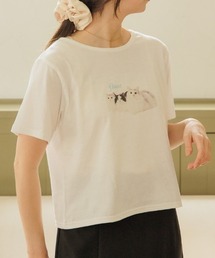 flower | キャットプリントティーズ(Tシャツ/カットソー)