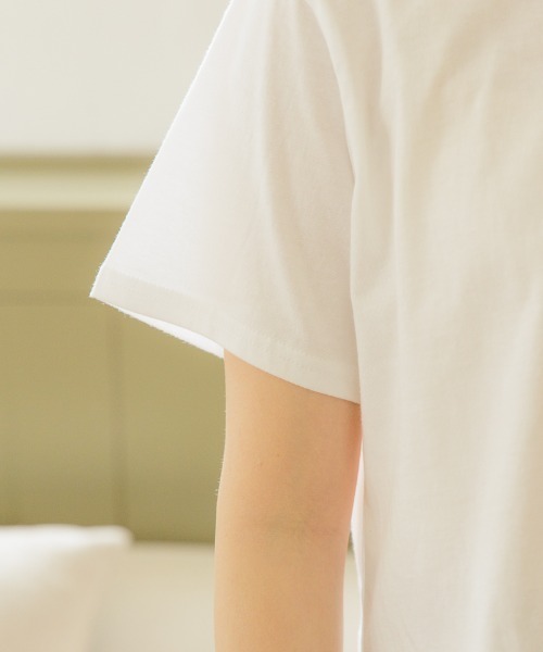 flower（フラワー）の「キャットプリントティーズ（Tシャツ/カットソー・レディース・ホワイト/ホワイト系その他・FREE）」の4枚目の写真