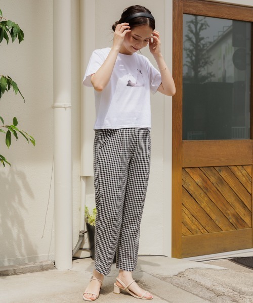 flower（フラワー）の「キャットプリントティーズ（Tシャツ/カットソー・レディース・ホワイト/ホワイト系その他・FREE）」の19枚目の写真