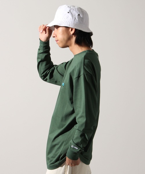GERRY（ジェリー）の「【GERRY/ジェリー】ヘビーウェイト 胸ピスロングスリーブTシャツ（Tシャツ/カットソー・メンズ・グリーン/ホワイト/ブラック/アッシュグレー・L/LL/M）」の6枚目の写真