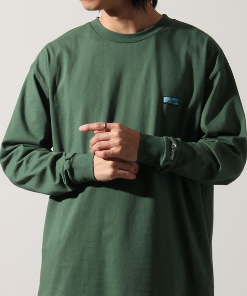 GERRY（ジェリー）の「【GERRY/ジェリー】ヘビーウェイト 胸ピスロングスリーブTシャツ（Tシャツ/カットソー・メンズ・グリーン/ホワイト/ブラック/アッシュグレー・L/LL/M）」の8枚目の写真