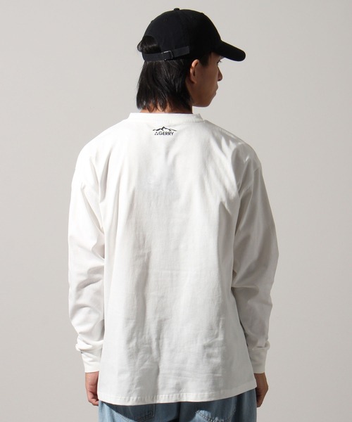 GERRY（ジェリー）の「【GERRY/ジェリー】ヘビーウェイト 胸ピスロングスリーブTシャツ（Tシャツ/カットソー・メンズ・グリーン/ホワイト/ブラック/アッシュグレー・L/LL/M）」の12枚目の写真