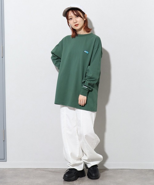 GERRY（ジェリー）の「【GERRY/ジェリー】ヘビーウェイト 胸ピスロングスリーブTシャツ（Tシャツ/カットソー・メンズ・グリーン/ホワイト/ブラック/アッシュグレー・L/LL/M）」の22枚目の写真