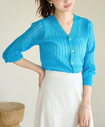 ROPE' PICNIC | 洗える/シアーワイドリブカーディガン(カーディガン/ボレロ)