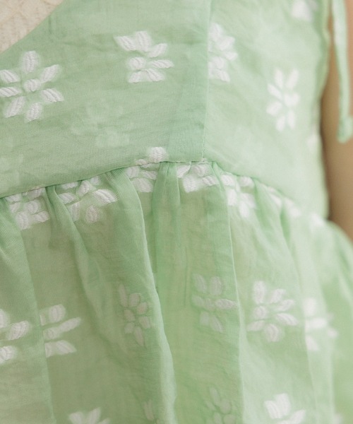 flower（フラワー）の「クリアフラワービスチェ（キャミソール・レディース・オレンジ/カーキ・FREE）」の19枚目の写真