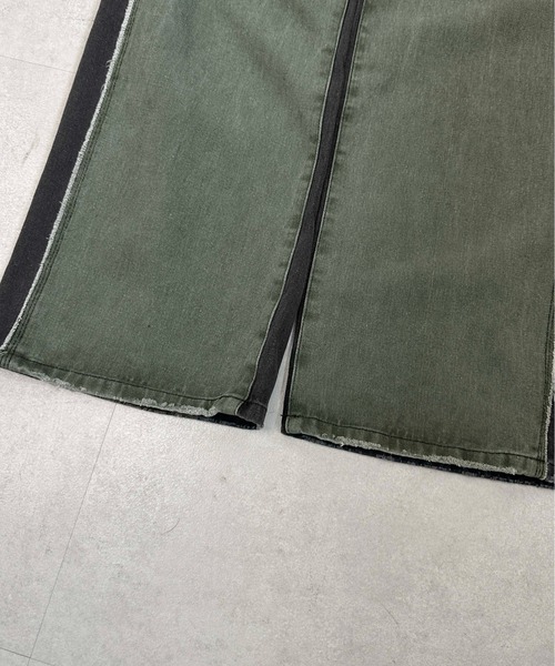 sedacle（セダクル）の「配色カラー切り替えデニム（デニムパンツ・メンズ・ブラック/インディゴブルー・MEDIUM/SMALL/LARGE）」の15枚目の写真