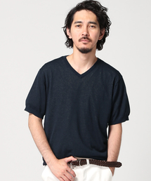 EDIFICE | ◇C/LI/PE WASH KNIT V/N(ニット/セーター)