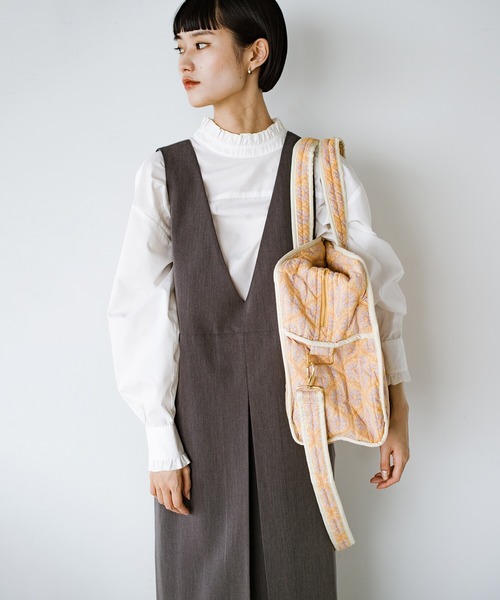 haco!（ハコ）の「【jou jou lier】インドプリントボストンバッグ（ボストンバッグ・レディース・ホワイト系その他/オレンジ系その他/ブルー系その他/グリーン系その他・ONE SIZE）」の18枚目の写真