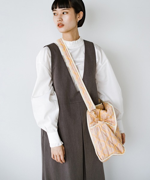 haco!（ハコ）の「【jou jou lier】インドプリントボストンバッグ（ボストンバッグ・レディース・ホワイト系その他/オレンジ系その他/ブルー系その他/グリーン系その他・ONE SIZE）」の19枚目の写真