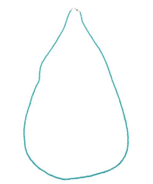 WEGO(ウィゴー)の「WEGO/ロングカラービーズネックレス(ネックレス・メンズ・ブルー/ターコイズブルー/レッド/ホワイト/ブラック・FREE)」の4枚目の写真