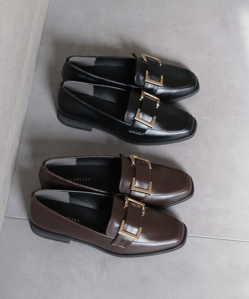 2025AW今季☆美品 ザポーズ バックルローファー 37 ウィムガゼット 黒