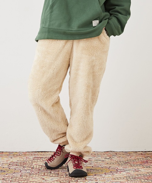 CUBE SUGAR(キューブシュガー)の「ソフトボアリブパンツ(その他パンツ・レディース・マルチ/ネイビー/レッド/ナチュラル/ブラウン・M)」の3枚目の写真