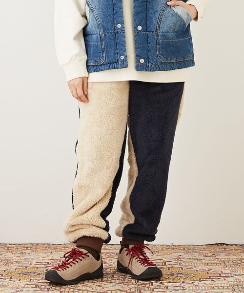 CUBE SUGAR(キューブシュガー)の「ソフトボアリブパンツ(その他パンツ・レディース・マルチ/ネイビー/レッド/ナチュラル/ブラウン・M)」の5枚目の写真