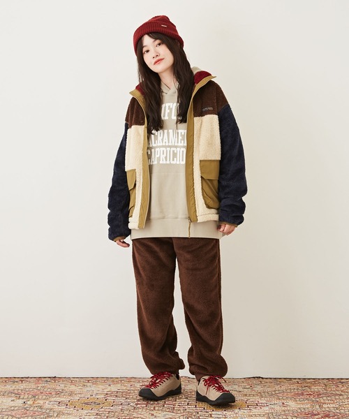 CUBE SUGAR(キューブシュガー)の「ソフトボアリブパンツ(その他パンツ・レディース・マルチ/ネイビー/レッド/ナチュラル/ブラウン・M)」の10枚目の写真