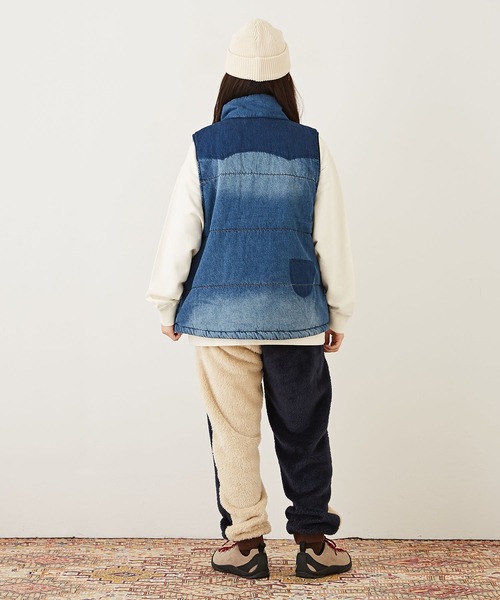 CUBE SUGAR(キューブシュガー)の「ソフトボアリブパンツ(その他パンツ・レディース・マルチ/ネイビー/レッド/ナチュラル/ブラウン・M)」の22枚目の写真