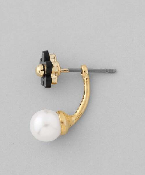 ANEMONE（アネモネ）の「フラワー×パール2WAYバックキャッチピアス（ピアス（両耳用）・レディース・アイボリー/ブラック・FREE）」の12枚目の写真