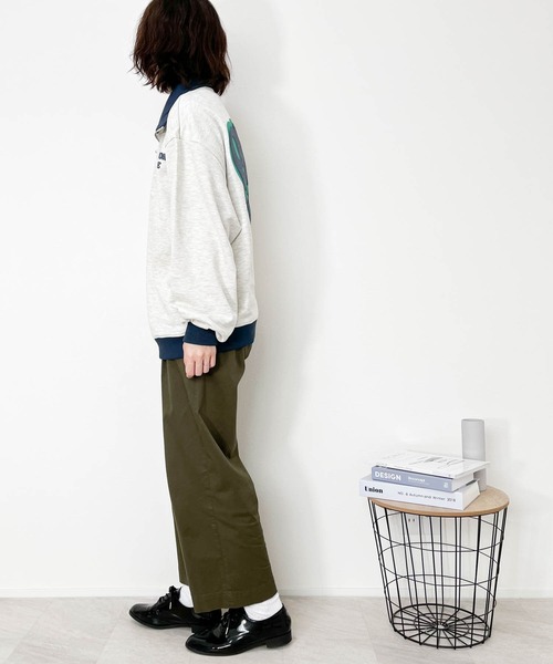 Anytime Songs（エニータイムソングス）の「TC 裏毛 バックプリント ハーフZIPスウェット(ハートROGO)（スウェット・メンズ・アッシュ/グリーン/ブラック・LARGE/MEDIUM/X-LARGE）」の6枚目の写真