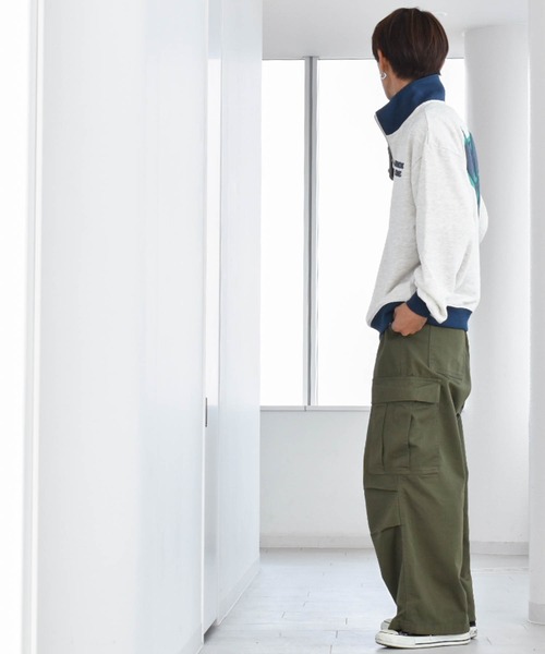 Anytime Songs（エニータイムソングス）の「TC 裏毛 バックプリント ハーフZIPスウェット(ハートROGO)（スウェット・メンズ・アッシュ/グリーン/ブラック・LARGE/MEDIUM/X-LARGE）」の9枚目の写真