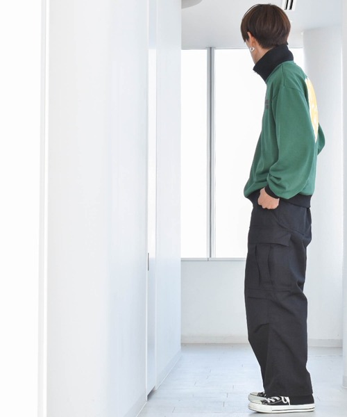 Anytime Songs（エニータイムソングス）の「TC 裏毛 バックプリント ハーフZIPスウェット(ハートROGO)（スウェット・メンズ・アッシュ/グリーン/ブラック・LARGE/MEDIUM/X-LARGE）」の15枚目の写真