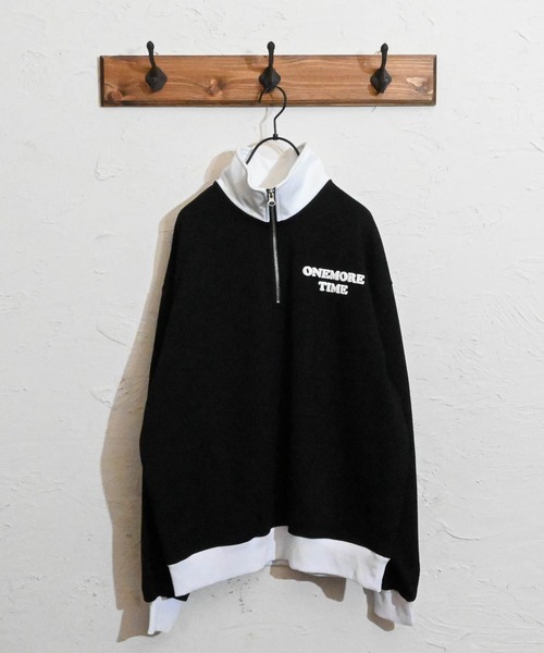 Anytime Songs（エニータイムソングス）の「TC 裏毛 バックプリント ハーフZIPスウェット(ハートROGO)（スウェット・メンズ・アッシュ/グリーン/ブラック・LARGE/MEDIUM/X-LARGE）」の17枚目の写真