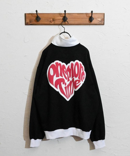 Anytime Songs（エニータイムソングス）の「TC 裏毛 バックプリント ハーフZIPスウェット(ハートROGO)（スウェット・メンズ・アッシュ/グリーン/ブラック・LARGE/MEDIUM/X-LARGE）」の20枚目の写真