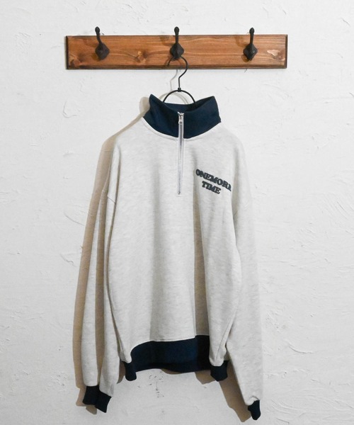 Anytime Songs（エニータイムソングス）の「TC 裏毛 バックプリント ハーフZIPスウェット(ハートROGO)（スウェット・メンズ・アッシュ/グリーン/ブラック・LARGE/MEDIUM/X-LARGE）」の18枚目の写真
