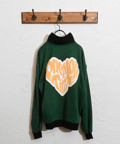 Anytime Songs（エニータイムソングス）の「TC 裏毛 バックプリント ハーフZIPスウェット(ハートROGO)（スウェット・メンズ・アッシュ/グリーン/ブラック・LARGE/MEDIUM/X-LARGE）」の21枚目の写真