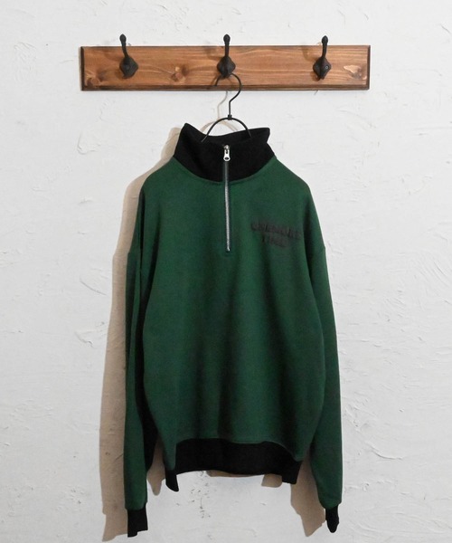 Anytime Songs（エニータイムソングス）の「TC 裏毛 バックプリント ハーフZIPスウェット(ハートROGO)（スウェット・メンズ・アッシュ/グリーン/ブラック・LARGE/MEDIUM/X-LARGE）」の19枚目の写真