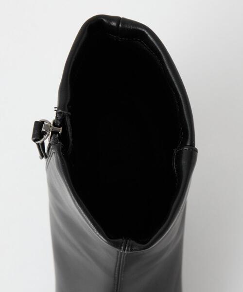 CITEN（シテン）の「＜CITEN＞シンプル スクエアトゥ ショートブーツ（ブーツ・レディース・ブラック/その他1・L/M/S）」の12枚目の写真
