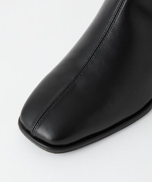 CITEN（シテン）の「＜CITEN＞シンプル スクエアトゥ ショートブーツ（ブーツ・レディース・ブラック/その他1・L/M/S）」の13枚目の写真