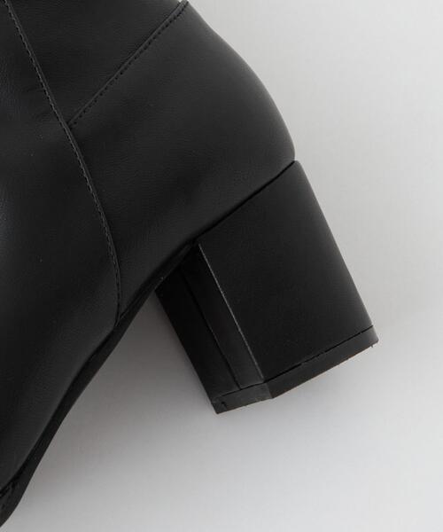 CITEN（シテン）の「＜CITEN＞シンプル スクエアトゥ ショートブーツ（ブーツ・レディース・ブラック/その他1・L/M/S）」の14枚目の写真