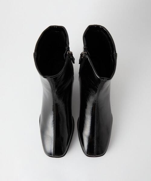 CITEN（シテン）の「＜CITEN＞シンプル スクエアトゥ ショートブーツ（ブーツ・レディース・ブラック/その他1・L/M/S）」の16枚目の写真