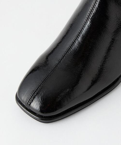 CITEN（シテン）の「＜CITEN＞シンプル スクエアトゥ ショートブーツ（ブーツ・レディース・ブラック/その他1・L/M/S）」の17枚目の写真