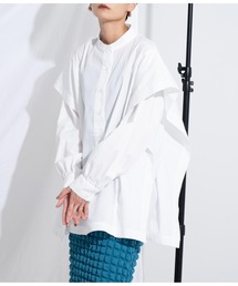 Settimissimo | フリル切替カスケードブラウス(シャツ/ブラウス)