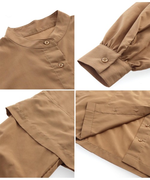 Settimissimo（セッティミッシモ）の「フリル切替カスケードブラウス（シャツ/ブラウス・レディース・オフホワイト/モカ・M）」の19枚目の写真