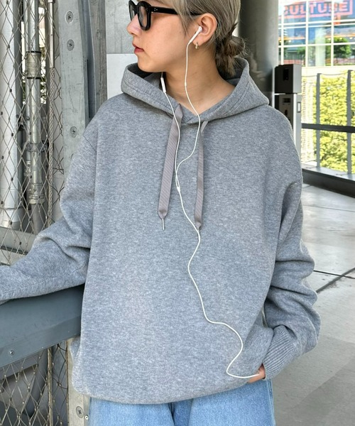 CIAOPANIC TYPY（チャオパニックティピー）の「ニットパーカー（パーカー・メンズ・ブルー/グレー/オフホワイト・MEDIUM/LARGE）」の6枚目の写真