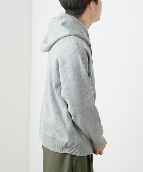 CIAOPANIC TYPY（チャオパニックティピー）の「ニットパーカー（パーカー・メンズ・ブルー/グレー/オフホワイト・MEDIUM/LARGE）」の20枚目の写真