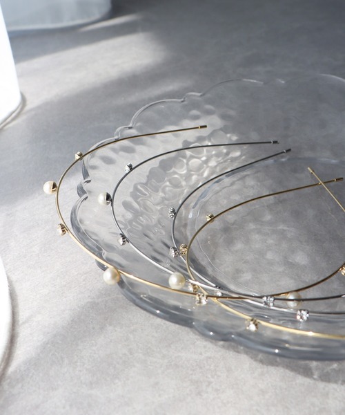 BLUEEAST（ブルーイースト）の「ビジュー＆パールカチューシャ（カチューシャ・レディース・シルバー/シルバー系/ゴールド系/ゴールド・FREE）」の19枚目の写真