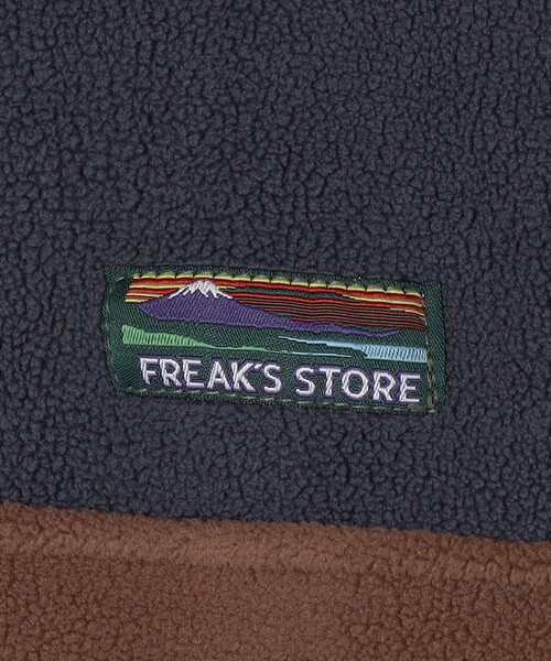 FREAK'S STORE（フリークスストア）の「限定展開 KIDS ハーフスナップフリースPO / キッズ / 子供服 /フリース プルオーバー（その他アウター・キッズ・ブラウン/ブラック/ベージュ/サックスブルー・150/130/110/140/120）」の8枚目の写真